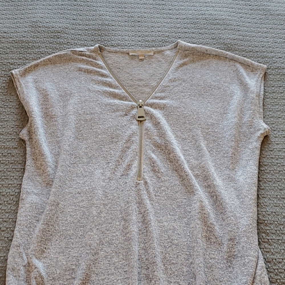 3/4 Zip Knit Top